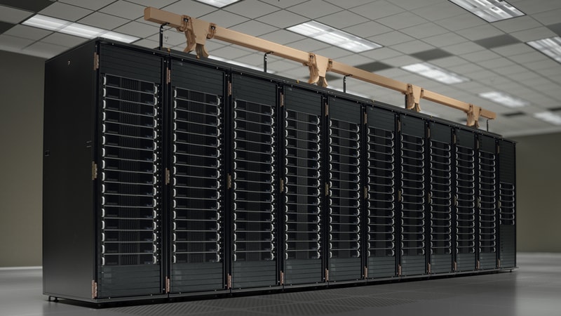 lanmedia nvidia data center rack