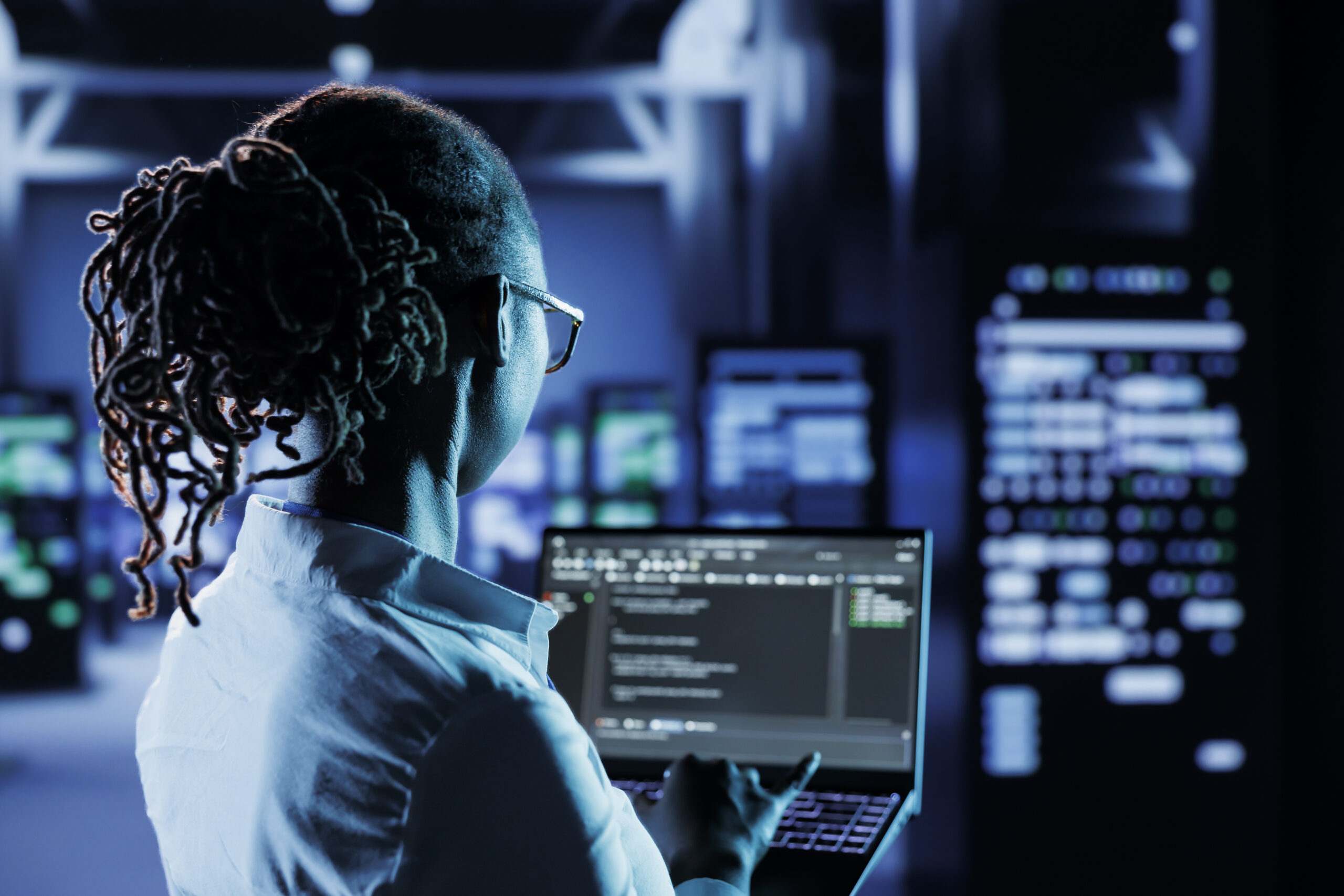 Data center technician runs code data center technician runs code scaled